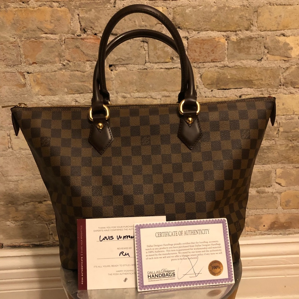Louis Vuitton Damier Canvas Saleya MM Bag